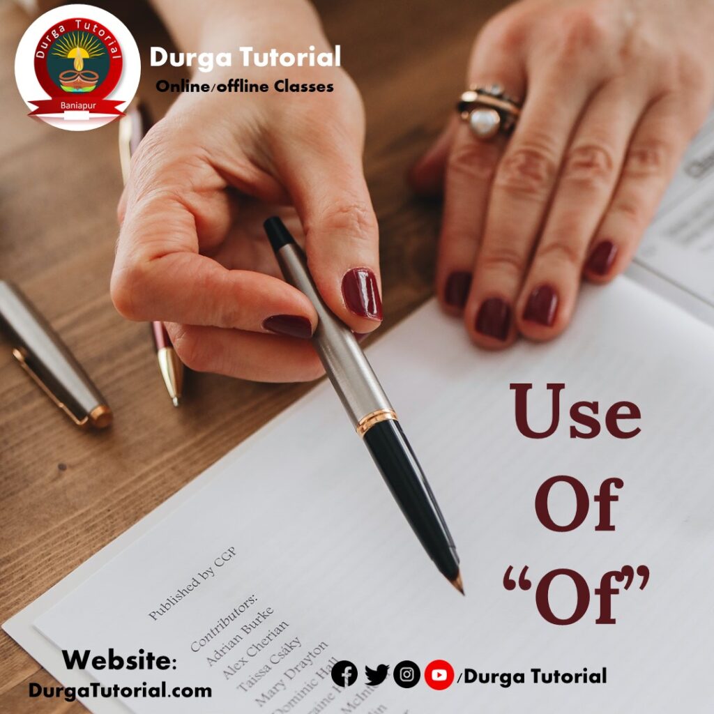 Use of of